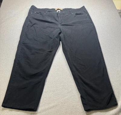 Just My Size Womens Jeans 26W Short Black Denim - Image 1 of 4