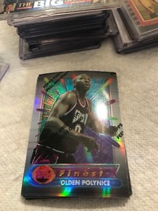 1994-95 Finest Refractors #317 Olden Polynice KINGS!