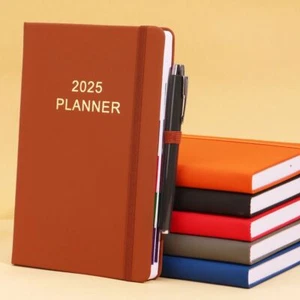1pc 2025 Planner Notebook Daily Diary Book Calendar Notebook For School Office - Picture 1 of 16