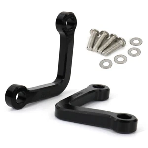 Kit de ganchos de carreras traseros negros aptos para Aprilia Tuono V4 1100 2015-2021 - Imagen 1 de 6