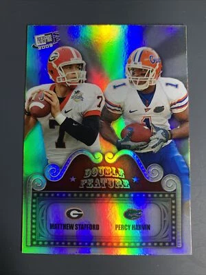 2009 Press Pass SE Double Feature #DF1 Мэтью Стаффорд/Перси Харвин  - Изображение 1 из 2