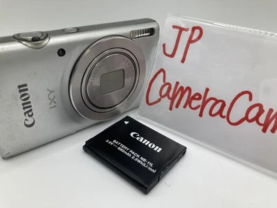 Excellent Canon PowerShot IXY 200 ELPH 185 digital Camera 180 20MP silver 1856 - Image 1 of 4