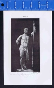 Príncipe helenístico y jefe de estatuas persas moribundas - 1956 historia griega/helénica - Imagen 1 de 2