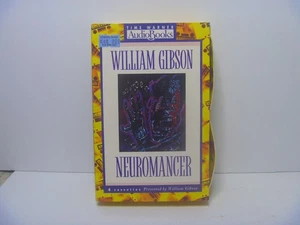 William Gibson Neuromancer Time Warner Audiobooks 4 Cassettes Box - Picture 1 of 2
