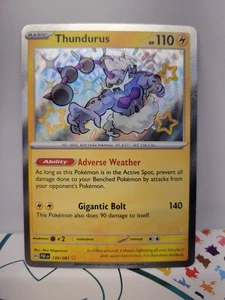 Thundurus 139/091 Shiny Rare SV: Paldean Fates Pokemon Card COMBINED SHIP - Picture 1 of 3