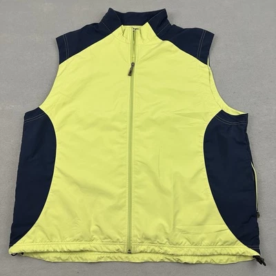 Ping Golf Vest Men Extra Large Neon Green Dynamics Windbreaker Jacket Golfer XL - Image 1 of 4