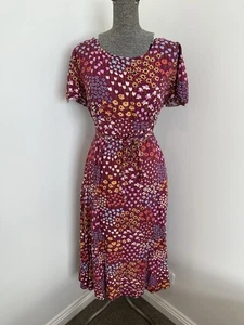 Vestido midi Princesa Highway floral retazos cottagecore talla 12 M colorido - Imagen 1 de 16