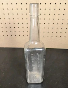 Louis Taussig & Co Glas Schnapsflasche San Francisco California New York Pint  - Bild 1 von 8