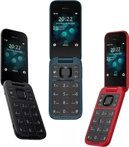 Original Nokia 2660 Flip Dual-SIM 128MB ROM + 48MB RAM entsperrt alle Farben - Bild 1 von 13