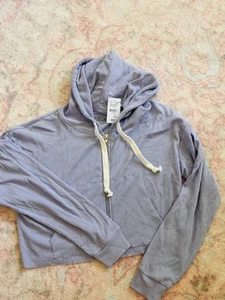 Katiej NYC Zip Waffle Hoodie - Picture 1 of 5