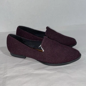 Birdies Wolle Damen flache Slipper Größe 8 burgunderrot/mauve - Bild 1 von 12