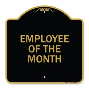 Designer Series - Employee of the Month Heavy Gauge Aluminum Architectural Sign - Picture 1 of 7