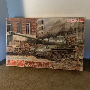 1/35th scale WWII Russian JS-2m ChKZ tank DML kit # 6018 Open Box - Picture 1 of 5