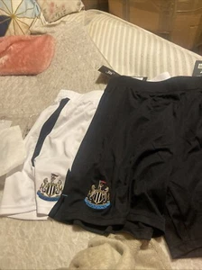 Newcastle United Home Ladies + Home Change Shorts Size 16 RRP £40 Castore 2 Pair - Picture 1 of 18