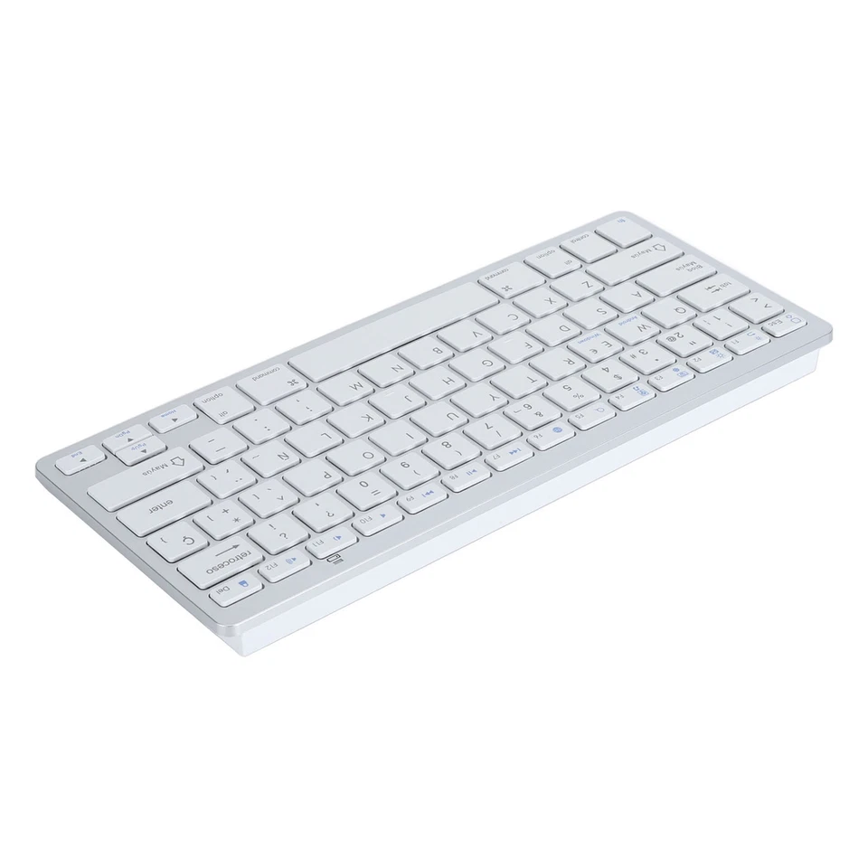 78 Keys Spanish Wireless Keyboard Thin Lightweight Silent Spanish Kit - Image 1 of 4