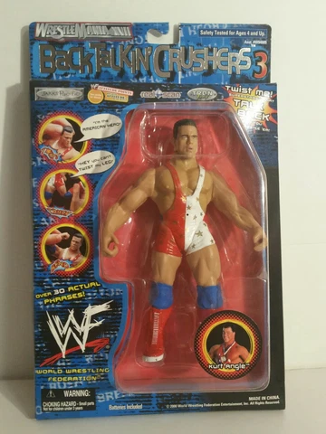 WWF KURT ANGLE WRESTLE MANIA XV11 BACK TALKIN CRUSHERS 3(114)(1-2) Cover