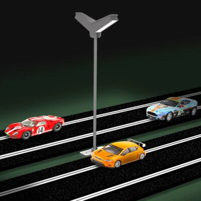 Postes de lámpara a escala 1:32 para coches de slot (doble cara, 3 piezas) Foto 1 de 2