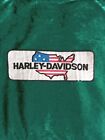Vintage Harley Davidson Officially Licensed Patch Large Us Map Hd Biker Rare