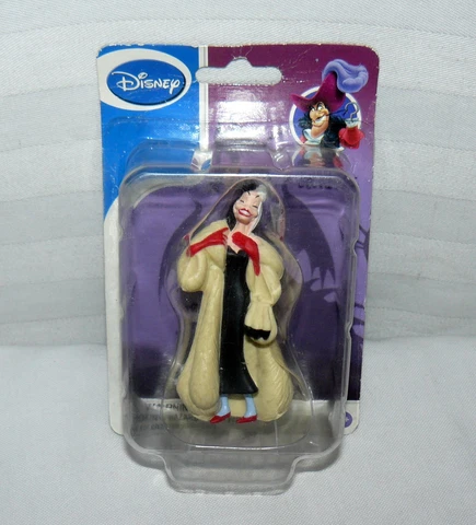 Disney Cruella De Vil 3" Figurine 101 Dalmatians Villain Bad Guy Cover