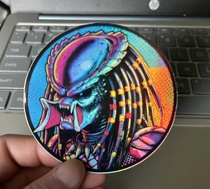 Predator Holographic 3 Inch Vinyl Sticker - Picture 1 of 3