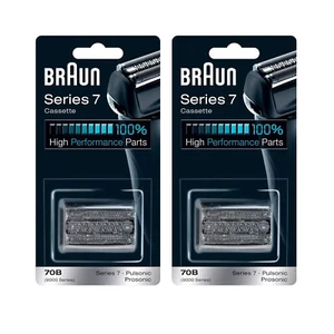 2 Stück Elektrorasierer Scherkopf Ersatzscherteil für Braun 70B Series 7 790cc+ - Bild 1 von 9