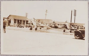 Vintage 1920s 1930s Curtiss P-1 Hawk Airplane Snapshot Aircraft Photograph - Picture 1 of 3