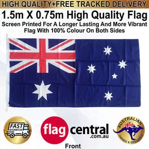 Australian Flag Heavy-Duty Small 1.5m x 0.75m *Long-Lasting *Tracked Delivery - Picture 1 of 3
