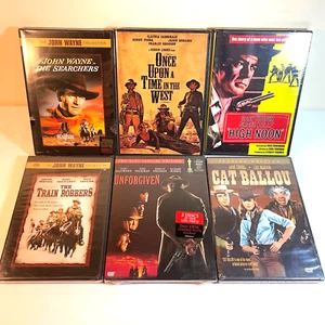 6 WESTERN MOVIES (DVD) Action Adventure Comedy Drama Thriller Romance - NEW - Picture 1 of 24