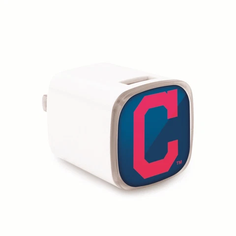 Cleveland Indians Phone Wall Charger [NEW] MLB USB Smart iPhone iPod Galaxy Cover