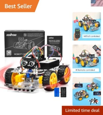 V2.1 Smart IOT Robot Car Kit for Arduino - Early STEM Education for Beginner ... - Image 1 of 4