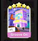 Monopoly Go Groove On Five Star Sticker⭐️ Set 18 - Disco Time