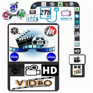 Included More Than 1000HDMovies Big Collection 1TB-40TB in Movies and TV Series - Picture 1 of 6