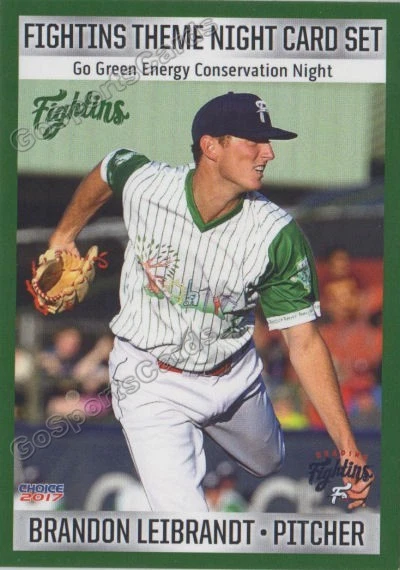 2017 Reading Fightins Theme Night Brandon Leibrandt RC Rookie Phillies - Image 1 of 1