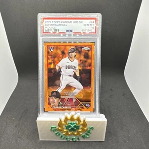 CORBIN CARROLL 2023 Topps Chrome Update Sapphire #24 RC Orange /25 PSA 10 - Bild 1 von 7