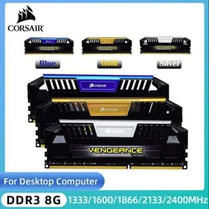 CORSAIR Vengeance Pro 8GB/16GB DDR3 1333 1600 1866 2133 2400 Desktop RAM 240-Pin - Picture 1 of 12
