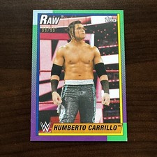 2021 Topps Heritage WWE - Green #17 Humberto Carrillo 99/99