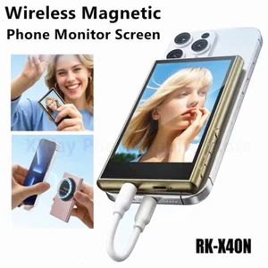 RX-X40N Bezprzewodowy magnetyczny vlogger do selfie Monitor wideo Ekran iPhone 5G 1080P - Zdjęcie 1 z 11