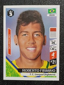 2018 3R Russia World Cup FIFA #209 Roberto Firmino Brazil Soccer Team Sticker 