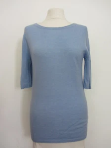 edler Pullover von Iris v Arnim in Größe M 100% Kaschmir in blau - Bild 1 von 9