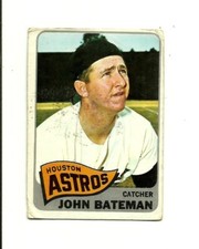 1965 TOPPS #433 John Bateman: Houston Astros: Catcher: Baseball Card: MLB