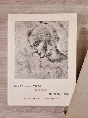 LÉONARD DE VINCI MICHEL ANGE - DESSINS - Pecirka - CLUB LIVRE PROGRESSISTE 1964 - Photo 1/4