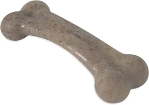 Pet Qwerks Flavorit BarkBone 6.1" Med Rock Hard Dog Bone Moderado Masticadores Tocino - Imagen 1 de 1