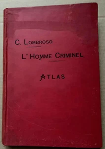 Cesare Lombroso Homme criminel atlas 1895 atlante uomo criminale, scompleto - Imagen 1 de 13