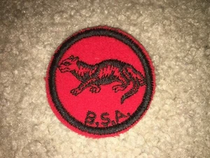 Pfadfinder BSA Otter Filz Patrouille Medaillon Abzeichen Aufnäher - Bild 1 von 2