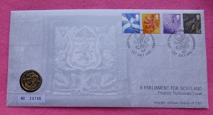 Moneda de una libra Royal Scotland Rampant 1999 como nueva £1 FDC/reserva de estado - Imagen 1 de 2