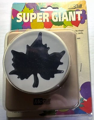 Paper Punch, 1 Super Giant Maple Leaf, McGill Perfect Cuts 2 1/8" Maple Leaf * - Image 1 of 4