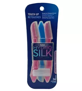 Schick Hydro Silk Dermaplaning Werkzeug Präzisionsabdeckung Touch-Up & Style 3er Pack - Bild 1 von 3