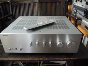 Yamaha A-S301 audioequipment Integrated Amplifier Silver w/remotecontrol working - Picture 1 of 6