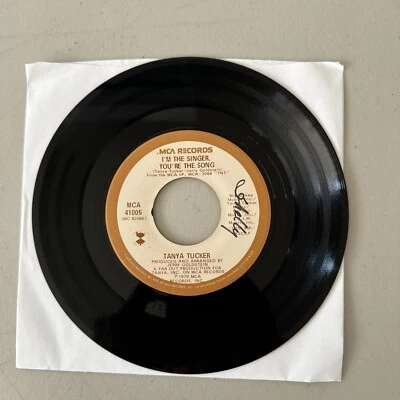 Tanya Tucker I'm The Singer You're The Song/Lover Goodbye 45rpm 7" Tested VG+ - Image 1 of 2