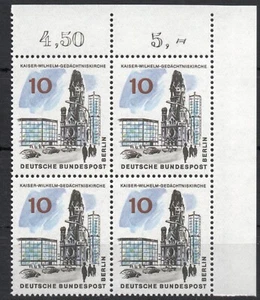 Germany / West Berlin 1965, The New Berlin, 10 Pf., SG B265, Block of 4 MNH** - Picture 1 of 1